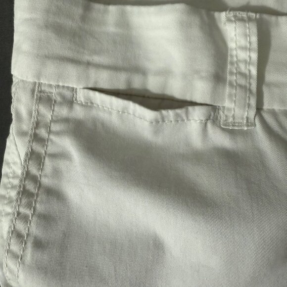 J.Crew Shorts Women's 14 High Rise Stretch Chino Shorts Pockets 7" Inseam White - Picture 7 of 13